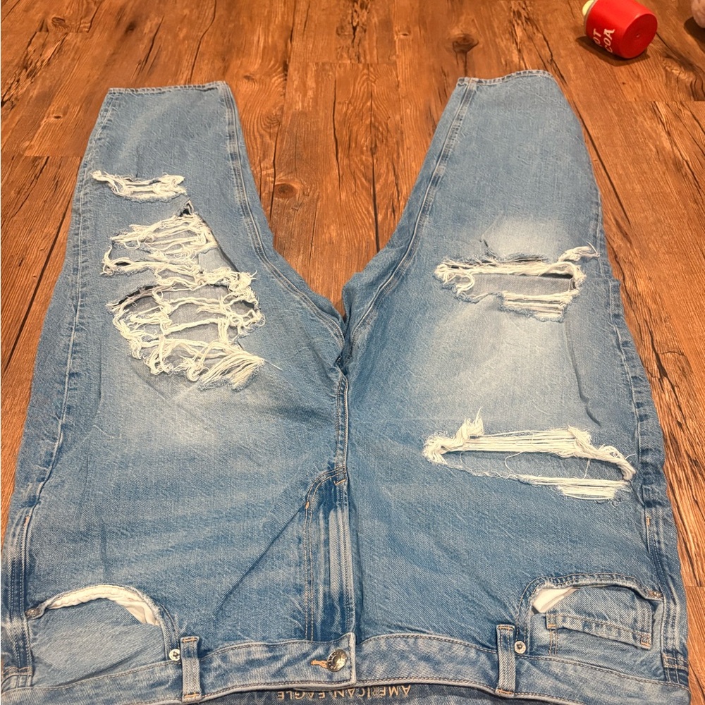 American Eagle Outfitters Men's Distressed Blue Jeans